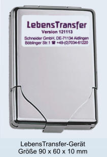 LebensTransfer-Gert Gre 90 x 60 x 10 mm